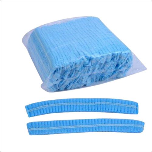 Bouffant Cap 18 8 Gsm - Non Woven Material, 8 Gsm Thickness, Medical Blue Color | Disposable, Unisex, Suitable for Industrial Safety