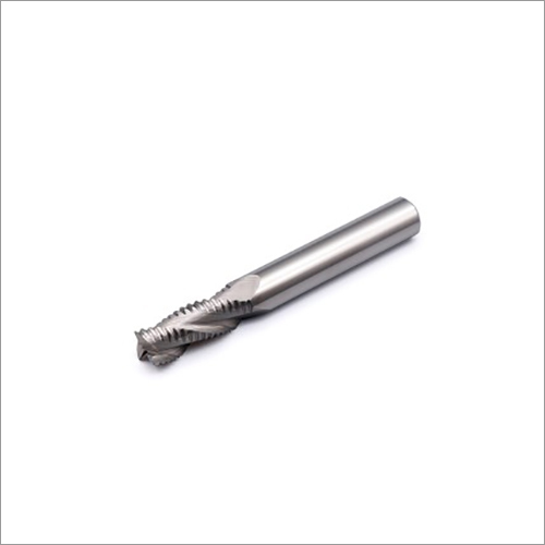 3 Flute Roughing End Mills - Stainless Steel, Gray Color | Industrial Application, Non-Coated or TiCN Coated