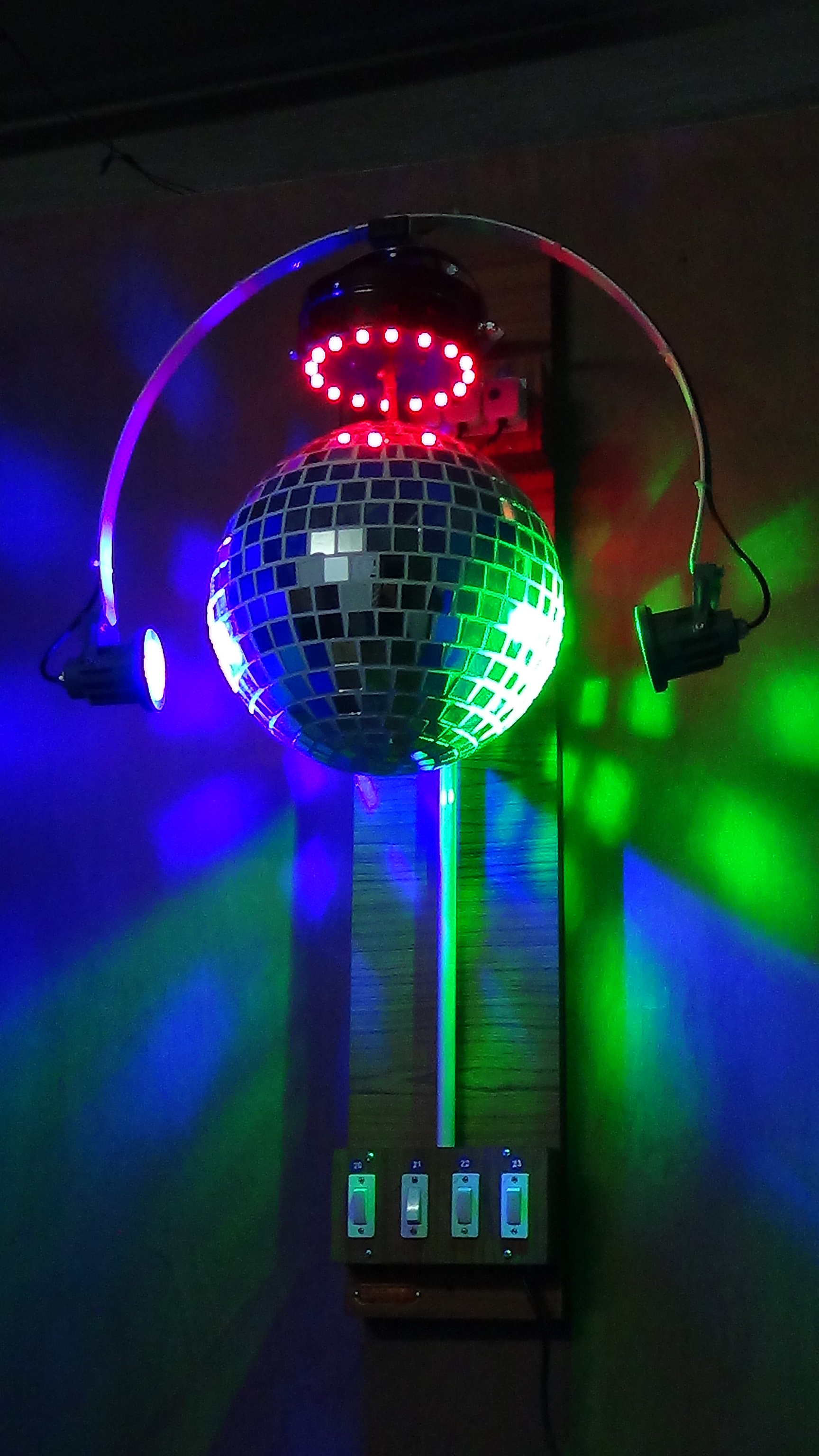 Imi-1305 Mirror Ball Bundle With Pin-spot Color Code: Multicolour