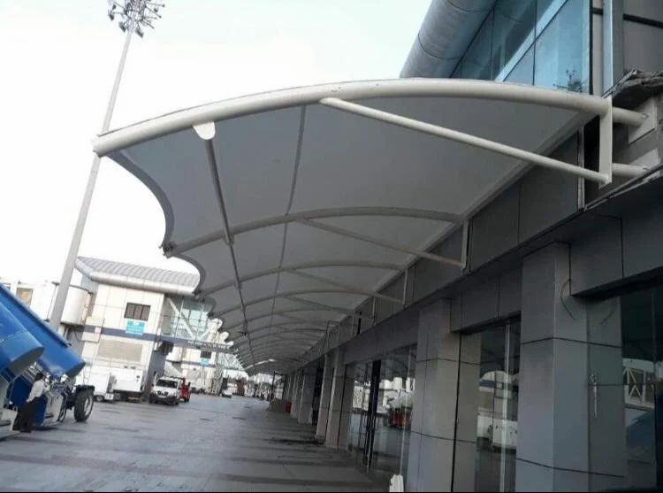  व्हाइट आउटडोर टेन्साइल मेम्ब्रेन स्ट्रक्चर