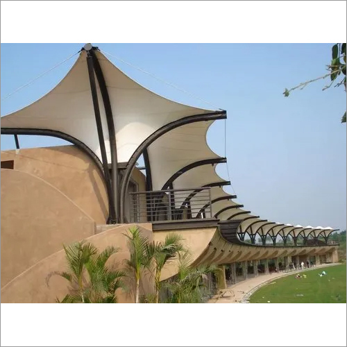 Modular Airport Tensile Structure - Color: White