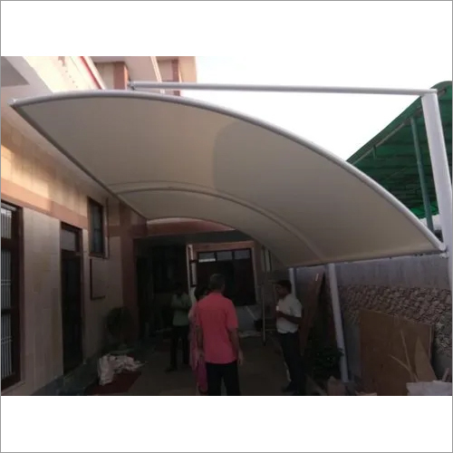 Modular Airport Tensile Structure - Color: White