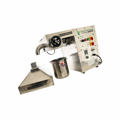 Silver Cold Press Oil Machine For Commercial Use 3600 Watt