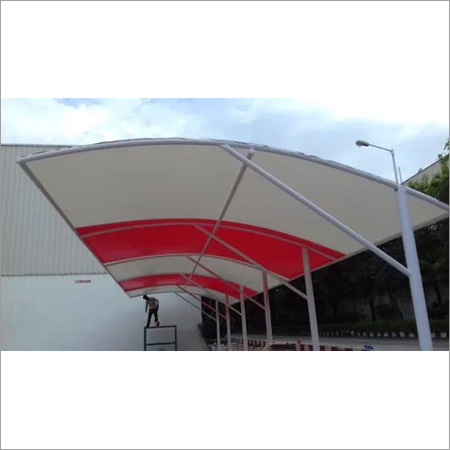 Outdoor Parking Shed - Color: White