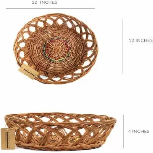 Brown Wicker Storage Basket