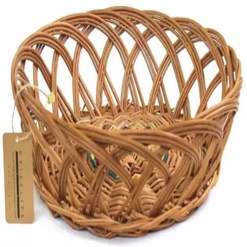 Brown Wicker Storage Basket