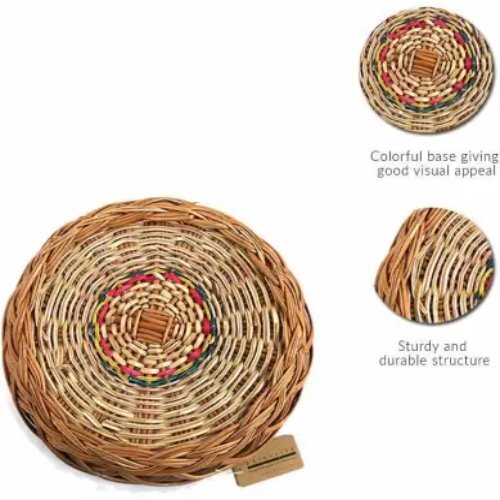 Brown Wicker Storage Basket