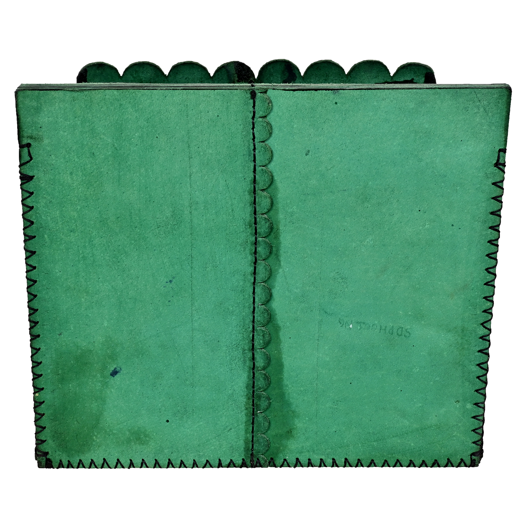 Pigeons Bird House - Natural Leather, 19x22x23 Cm, Green | Precision Entrance For Medium Birds, Easy To Install, Polished Finish