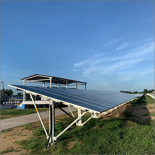 Solar Panel Structure - Color: Black