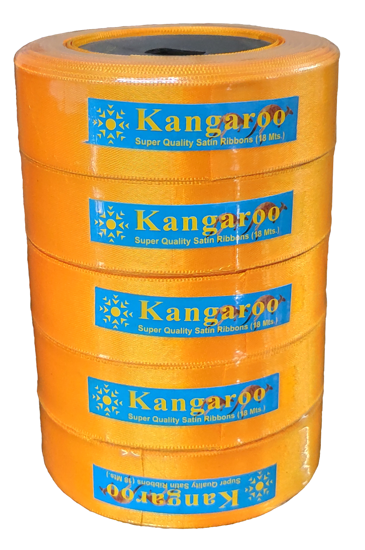 1.00 Inch Single Satin Ribbons - 18 Meter Length, Polyester Material, Plain Pattern, 25 +/- 1 Millimeter Width, 35 Color Variants - One-sided Design