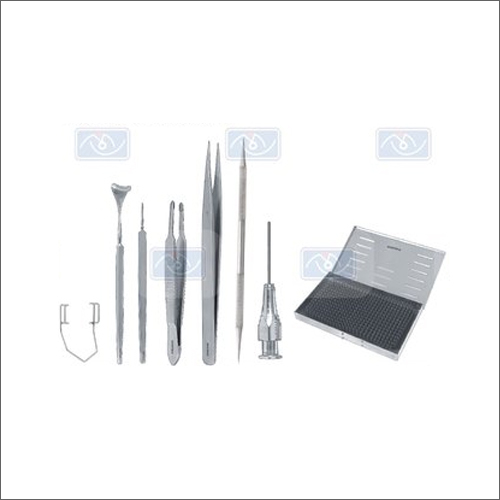Stainless Steel Titanium Foreign Body Removal Ophthalmic Surgical Instruments Set - Grade: Pharma