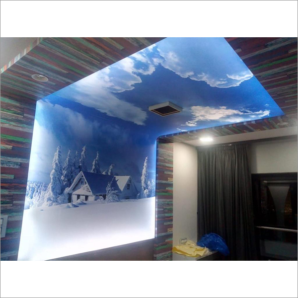 Hd-uv Printed Stretch Ceiling Light Application: Residential. Commercial