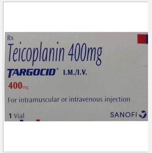 Targocid 400 Mg Inj Recommended For: As Per Doctor