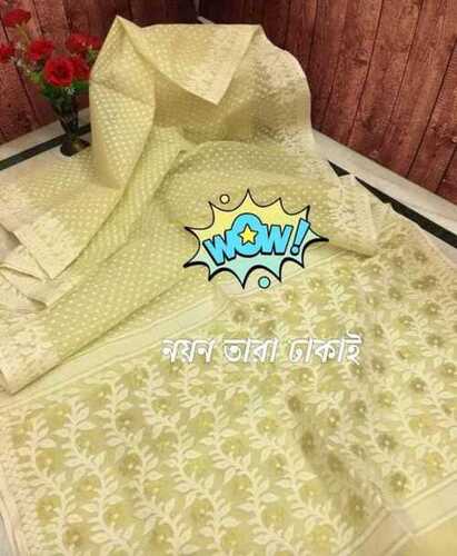 सभी रंगों में उपलब्ध ढाकाई जामदानी साड़ी