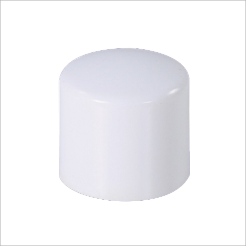 PVC End Cap - Round Shape, White PVC Material | Durable Design for Secure and Efficient Pipeline Closure