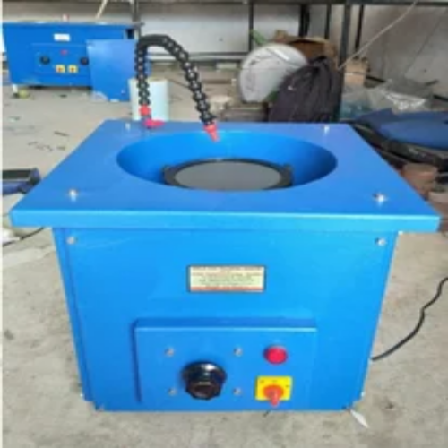 Specimen Polishing Machine - Complete Powder Coated Body, 870x460x570 MM Dimensions | Front Control Panel, Paper & Polishing Cloth Holding Ring