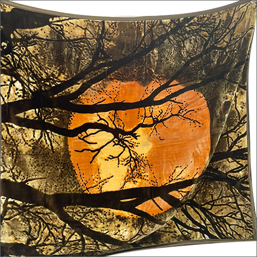 Polyester Alexa Blanket - 100% Cotton, Printed Design, Multiple Colors Available