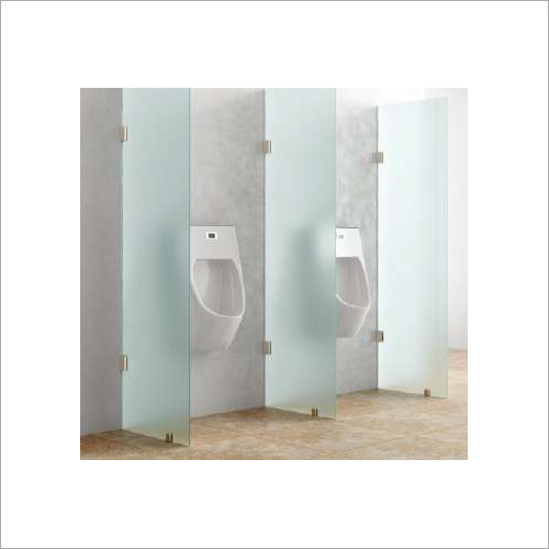 वॉल हंग के साथ पारदर्शी फुल लेंथ यूरिनल डिवीजन