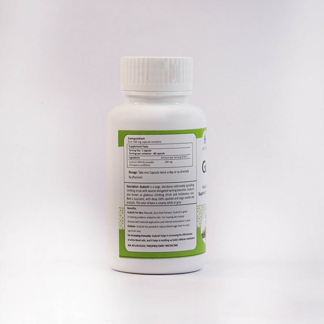 Guduchi Capsules Age Group: For Adults