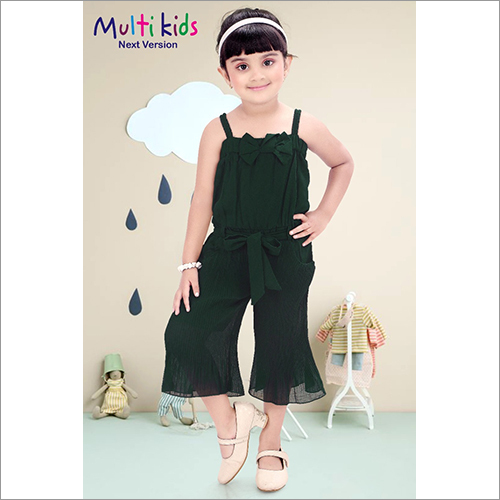 Girl Cotton Fancy Jumpsuit Age Group: Kids