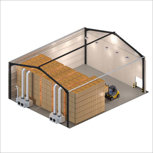 Box Storage - Stainless Steel, Six Boxes High Multicolor System | Bulk Agricultural Product Classification, Closed Direct Pressure Airflow