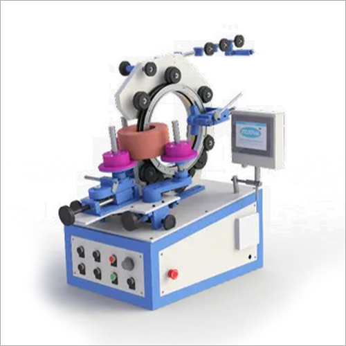 CT250 Table Top Winding Machine - Stainless Steel, 250 mm Winding Width, White Color | Automatic Wire Winding with Over Voltage Detection