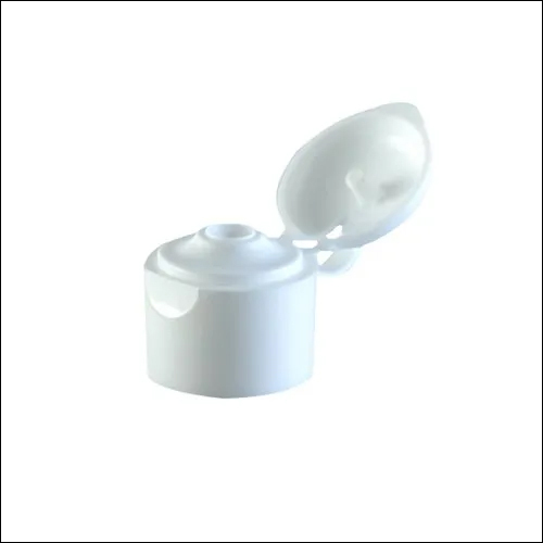 Plastic White Flip Top Cap