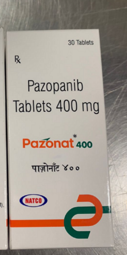 Pazopanib Tablets 400Mg - Origin: India