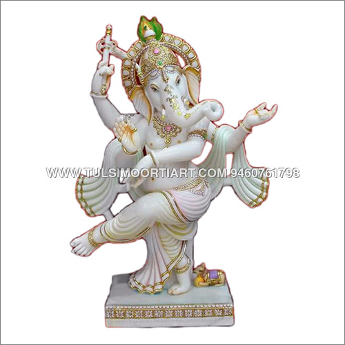 Marble Lord Ganesha Statue - Feature: Light Weight