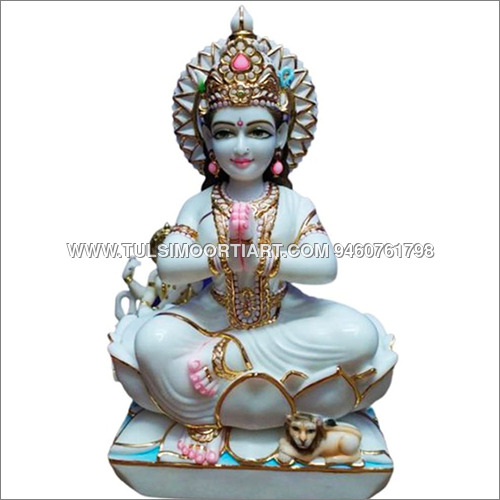 Marble Saraswati Maa Statue - Regional Style: Indian