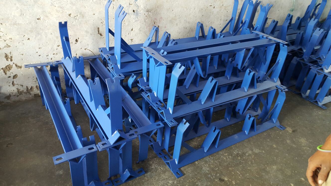 Idler Frame Set Rollers - Metal, Customizable Size , High Performance And Durable Quality