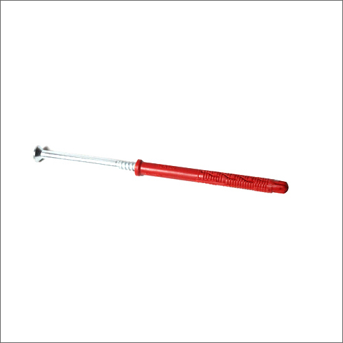 Frame Fixing Fastener - Plastic Material, Silver-Red Color | A Grade, High Standard for Industrial Usage