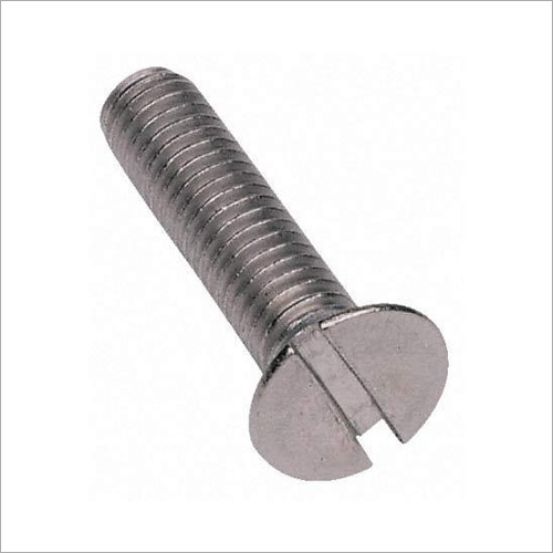 सफ़ेद/पीला प्लेटेड Csk हेड स्लेटेड मशीन स्क्रू