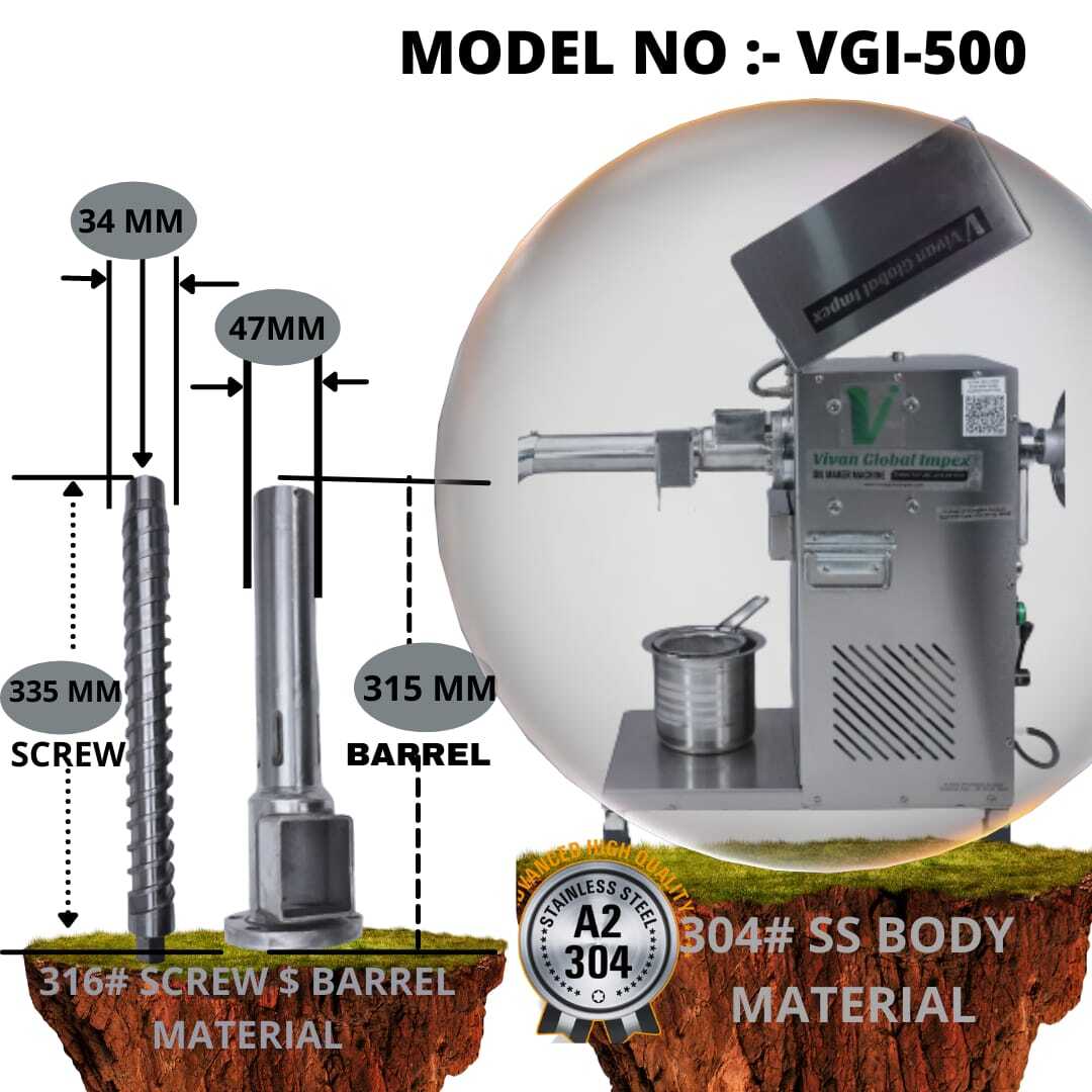 2000watt Mini Oil Mill