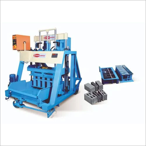 Blue Everon Single Phase Solid Bricks Making Machine