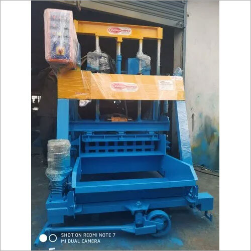 Blue Hollow Bricks Machine