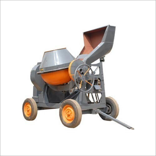 Gray Concrete Mixer Machine