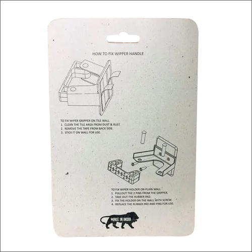 Wiper Holder - Abs Plastic, 12mm Thickness, White | Rigid Material For Optimal Hygiene And Neatness In Any Setting