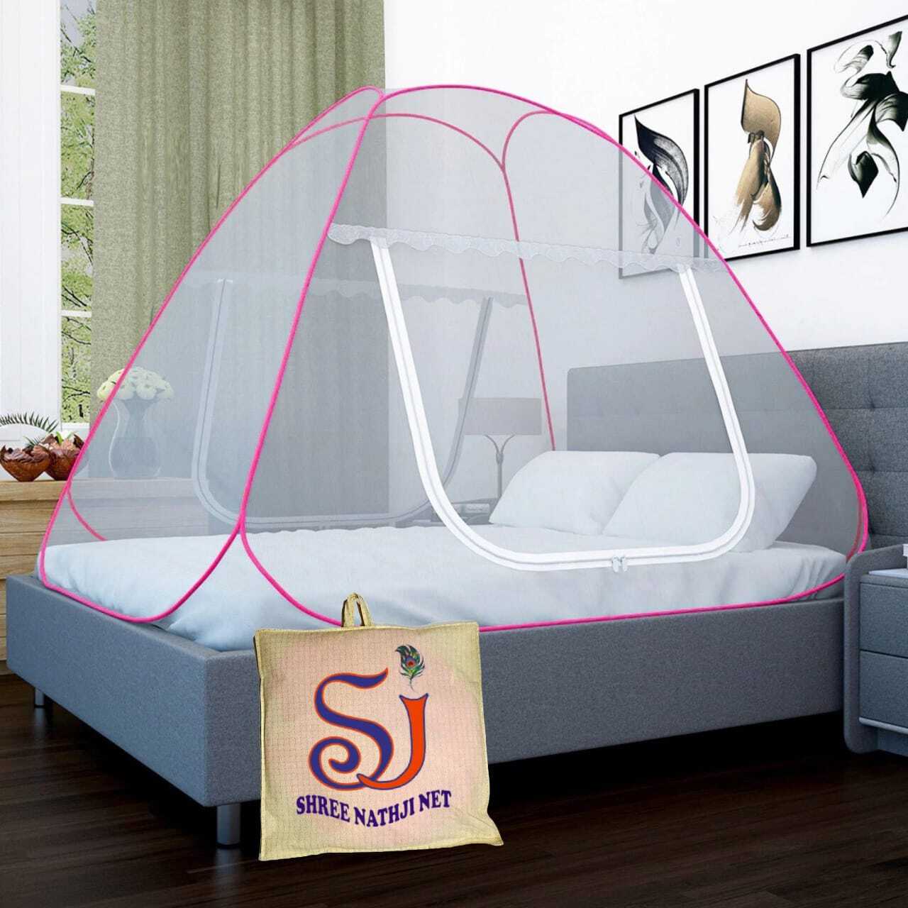 Pink Folding Mosquito Bed  Net