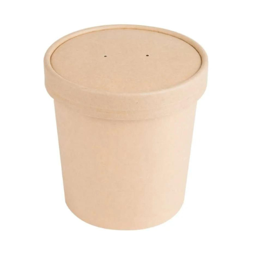 Disposable Paper Food Container - Premium Quality, 8 Oz To 33 Oz Sizes | Leak-proof, High Durability For Food Delivery