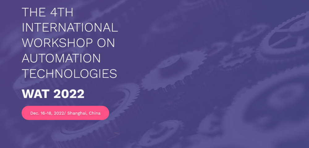 International Workshop on Automation Technologies (WAT)