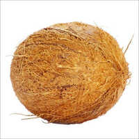 प्राकृतिक भूसी वाला परिपक्व नारियल