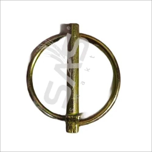 Round Lynch Pins - Solid Rust-Proof Metal, Golden Finish | Durable & Reliable for Tractors, Hand Crank Start Method, Built for Agriculture