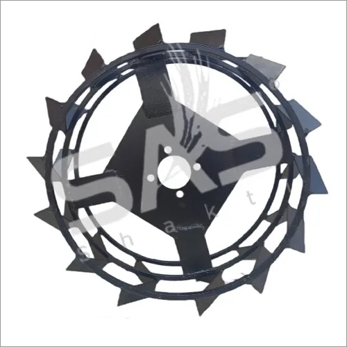 Power Weeder Rust Proof, Easy To Install Iron Wheel - Color: Black