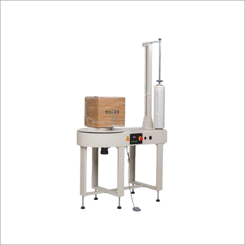 Semi-Automatic Semi Auto Box Stretch Wrapping Machine