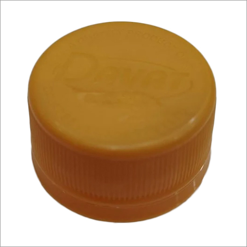 Orange Soft Drinks Plastic Bottle Cap 28 Mm Short Neck With Liner
