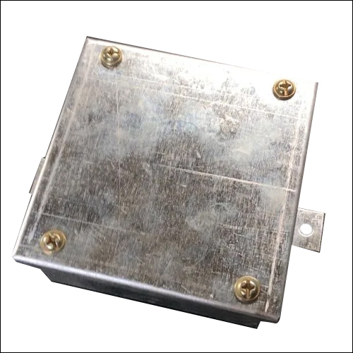 Square Type Gi Junction Box - Specification Depth 65mm, Wall Mounted, Silver Color | Designed For Commercial Usage, Durable Steelmark Material