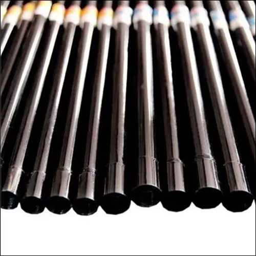 BEC BLACK 20MM Conduit Pipe - Steel, 20 mm Size, Black Color, 3 Meter Length | Oval Section Shape, Painted Surface Finish