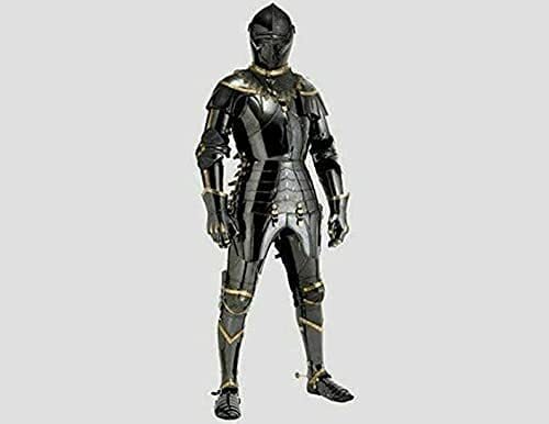 Medieval Handmade King Crusader Full Suit Of Armor Medieval Knight Combat Armor