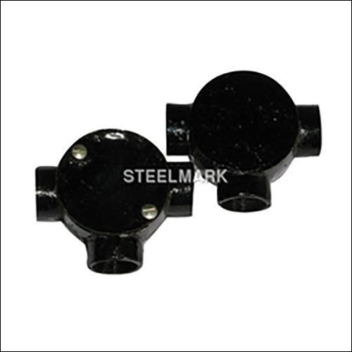 Black Junction Box - Stainless Steel, Flameproof, Weatherproof, Waterproof, Black Color | Suitable for Commercial Applications